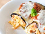 Involtini di melanzane ripieni di pasta