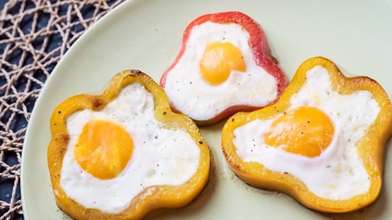 Fiori Di Peperoni Con Occhio Di Bue Ricetta Semplice E Veloce